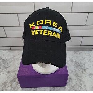 U.S MILITARY KOREA VETERAN HAT KOREAN OFFICIAL BALL CAP U.S.A MADE